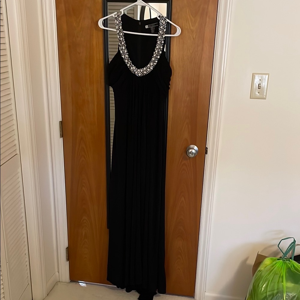 Formal Black Embellished Dress